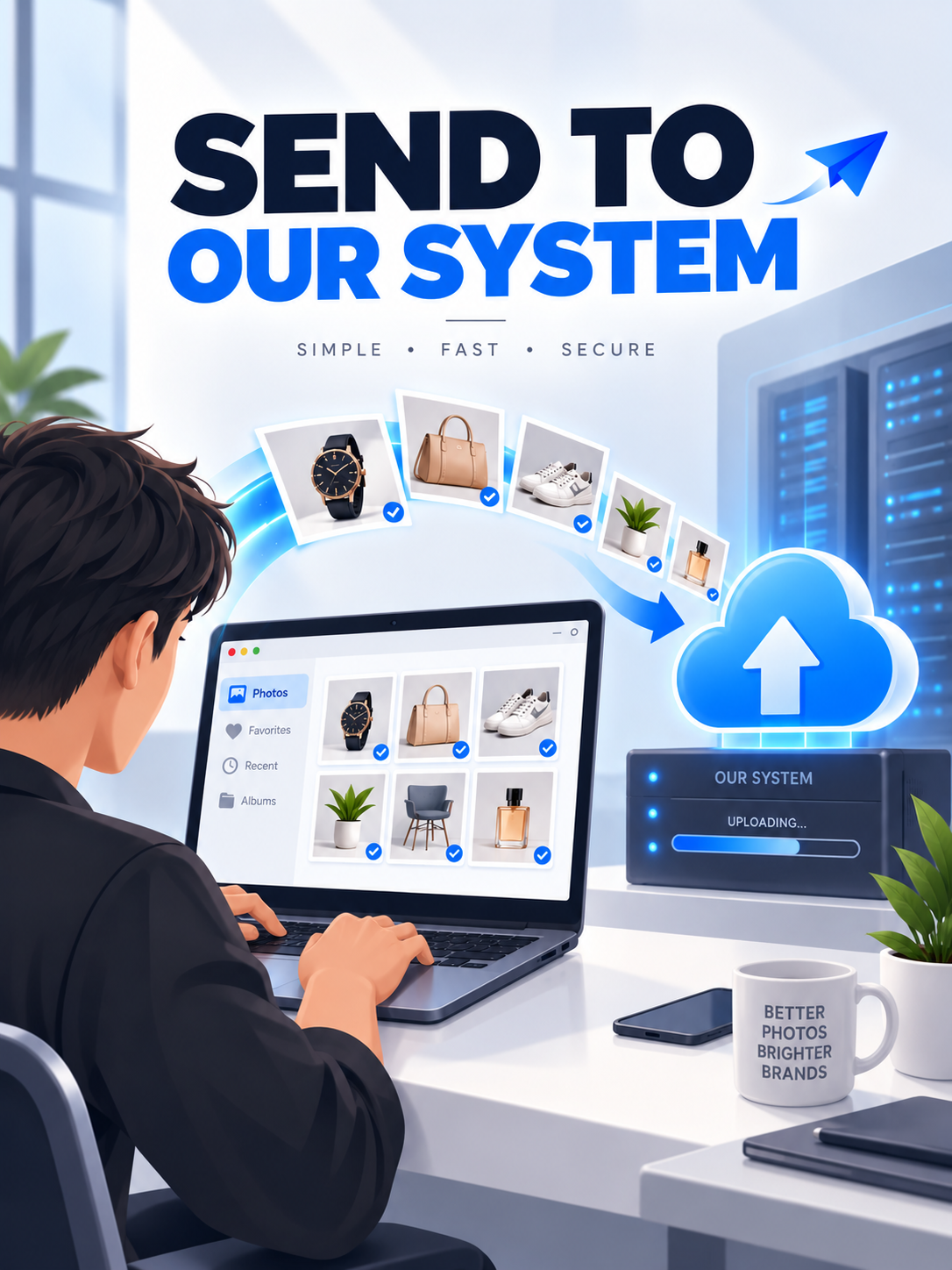 Send to our system