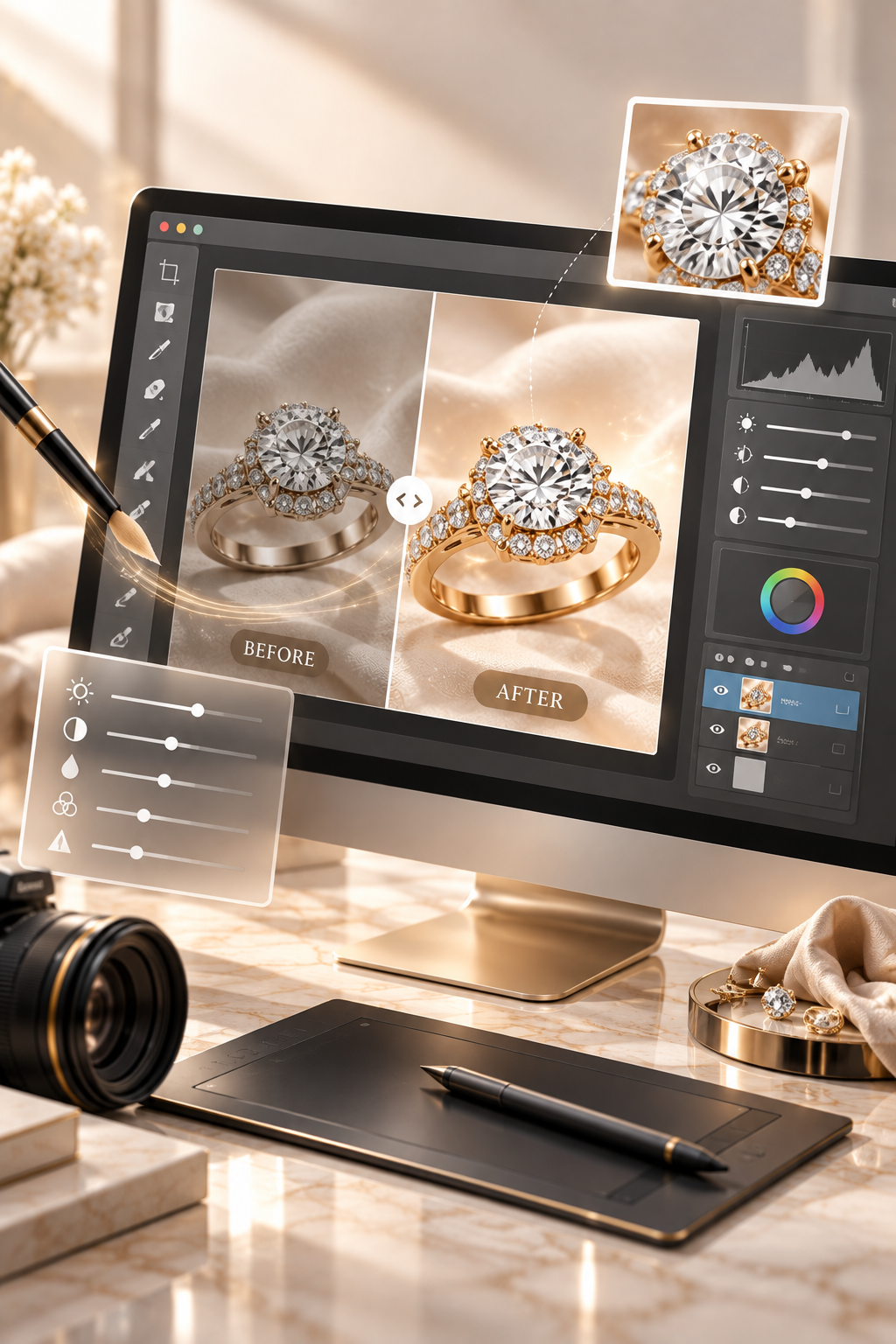 Edit or retouch